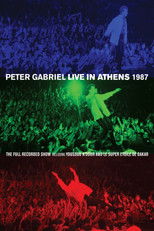Poster de la película Peter Gabriel: Live in Athens 1987