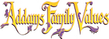 Logo Addams Family Values