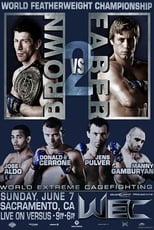 Poster de la película WEC 41: Brown vs. Faber 2