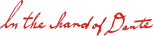 Logo In the Hand of Dante