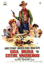 Poster de la película Una dama entre vaqueros