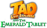 Logo Tad the Lost Explorer and the Emerald Tablet