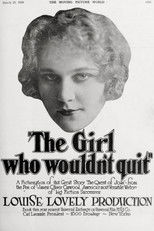 Poster de la película The Girl Who Wouldn't Quit