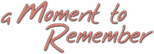 Logo A Moment to Remember