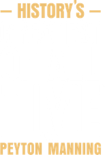 Logo History's Greatest of All Time with Peyton Manning