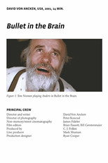 Poster de la película Bullet in the Brain