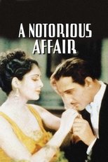 Poster de la película A Notorious Affair