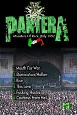 Poster de la película Pantera: [1992] Monsters of Rock Italy