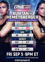 Poster de la película ONE Fight Night 35: Buntan vs. Hemetsberger