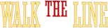 Logo Walk the Line