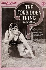 Poster de la película The Forbidden Thing