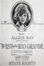 Poster de la película West of the Rio Grande