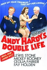 Poster de la película Andy Hardy's Double Life