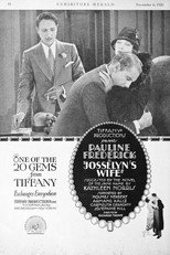 Poster de la película Josselyn's Wife
