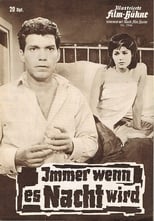Poster de la película Immer wenn es Nacht wird