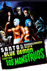 Poster de la película Santo and Blue Demon Against the Monsters