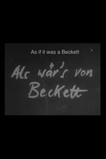 Poster de la película Als wär's von Beckett