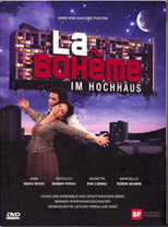 Poster de la película 'La Bohème' im Hochhaus