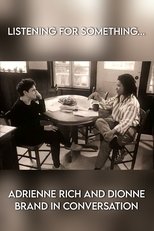 Poster de la película Listening for Something... Adrienne Rich and Dionne Brand in Conversation