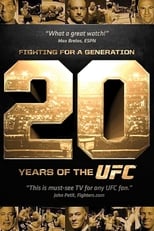 Poster de la película Fighting for a Generation: 20 Years of the UFC