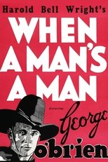 Poster de la película When a Man's a Man