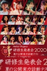 Poster de la película Hello! Project Kenshuusei Happyoukai 2020 ~Natsu no Koukai Jitsuryoku Shindan Test~