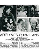 Poster de la serie Adieu mes quinze ans