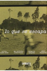 Poster de la película Lo que se escapa