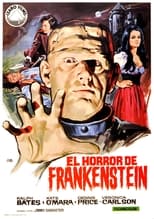 Poster de la película El horror de Frankenstein