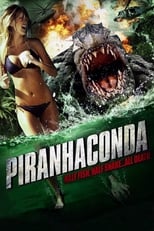 Poster de la película Piranhaconda