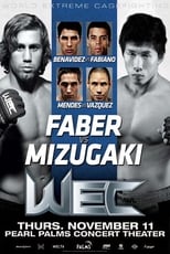 Poster de la película WEC 52: Faber vs. Mizugaki