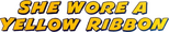 Logo She Wore a Yellow Ribbon