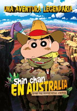 Poster de la película Shin Chan en Australia. Tras las esmeraldas verdes