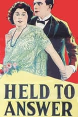 Poster de la película Held to Answer