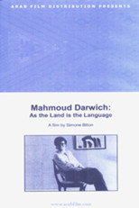 Poster de la película Mahmoud Darwish: As the Land Is the Language
