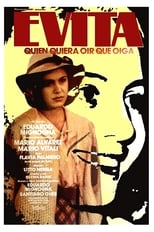 Poster de la película Evita, quien quiera oír que oiga