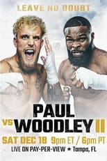 Poster de la película Jake Paul vs. Tyron Woodley II