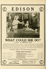 Poster de la película What Could She Do?