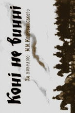 Poster de la película The Horses Are Not Guilty