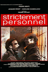 Poster de la película Strictement personnel