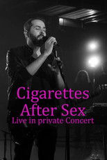 Poster de la película Cigarettes After Sex in Private Paris Concert