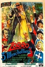 Poster de la película El Zorro y los tres mosqueteros