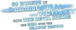 Logo 30 Nights of Paranormal Activity with the Devil Inside the Girl with the Dragon Tattoo