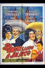 Poster de la película El amor llegó a Jalisco