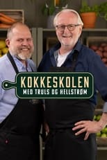 Poster de la serie Kokkeskolen med Truls og Hellstrøm