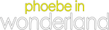 Logo Phoebe in Wonderland
