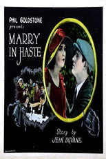 Poster de la película Marry in Haste
