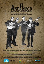 Poster de la película El Andariego, historia de un grupo vocal