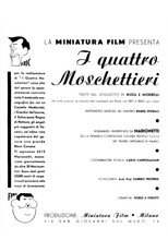 Poster de la película I quattro moschettieri
