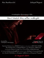 Poster de la película Don't Watch This, After Midnight.
